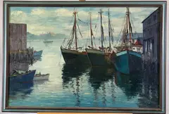 Untitled by Cesare Ricciardi, Oil on canvas, sold Nov 2020
