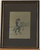 Circus Horse by Henri de Toulouse-Lautrec, Lithograph, sold Nov 2020