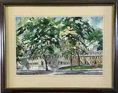 Untitled by Fred Bees, Watercolor, sold Nov 2020