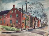 Untitled by Fred Bees, Watercolor, sold Nov 2020