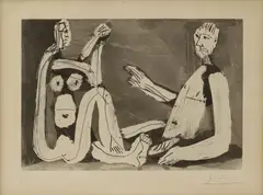 Untitled by Pablo Picasso, Aquatint, sold Dec 2020