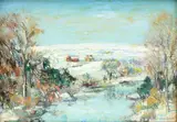 Untitled by Walter Emerson Baum, Oil on board, sold Dec 2020