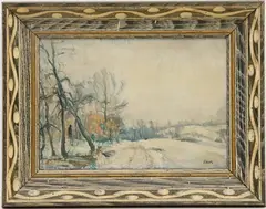 Untitled by Walter Emerson Baum, Oil on canvas, sold Dec 2020