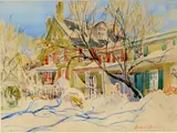 Untitled by Herbert Pullinger, Watercolor, sold Dec 2020