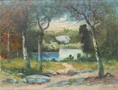 Untitled by Christopher Shearer, Oil on canvas, sold Dec 2020