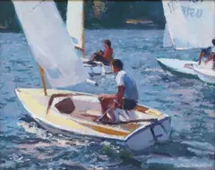 Untitled by Antonio Martino, Oil on canvas, sold Dec 2020