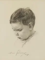 Daniel by Ben Solowey, Charcoal drawing, offered Dec 2020