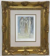 The Three Graces by Pablo Picasso, Etching, sold Jan 2021