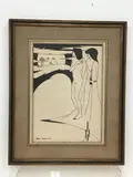 Untitled by Aubrey Vincent Beardsley, Lithograph, sold Jan 2021