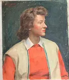 Untitled by Howard D. Becker, Oil on canvas, sold Jan 2021