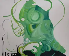 Untitled by William Jeffery Bechtel, Oil on canvas, sold Jan 2021