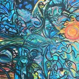 Untitled by William Jeffery Bechtel, Oil on canvas, sold Feb 2021