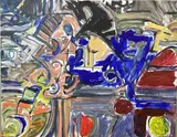 Untitled by William Jeffery Bechtel, Oil on canvas, sold Feb 2021