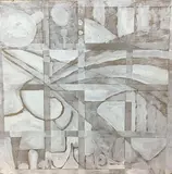 Untitled by William Jeffery Bechtel, Oil on wood, sold Feb 2021