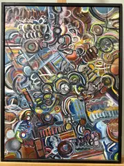 Untitled by William Jeffery Bechtel, Oil on canvas, sold Feb 2021