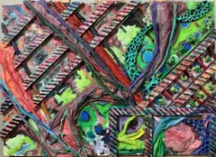Untitled by William Jeffery Bechtel, Mixed media, sold Feb 2021