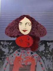 Woman Possessed by Peter Paone, Lithograph, sold Feb 2021