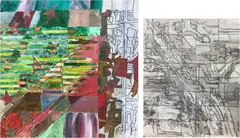 Untitled by William Jeffery Bechtel, Oil on wood, sold Feb 2021
