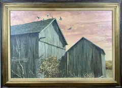 The Haven by Robert Sarsony, Oil on canvas, sold Feb 2021