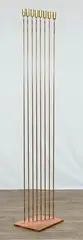Sounds Fine with 8 in Line by Val Bertoia, Sculpture titled "Sounds Fine with 8 in Line", sold Mar 2021