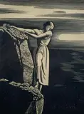 Untitled by Rockwell Kent, Woodblock print, sold Mar 2021