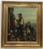 Untitled by Louis Toussaint, Oil on canvas, sold Mar 2021