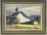 Coopersburg Cupola by Ranulph Bye, Watercolor, sold Mar 2021