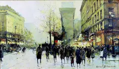 Untitled by Antoine Blanchard, Oil on canvas, sold Mar 2021