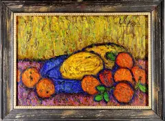 Untitled by Manuel Viusa, Oil on canvas, sold Mar 2021