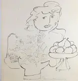 Untitled by Ludwig Bemelmans, Serigraph, sold Mar 2021