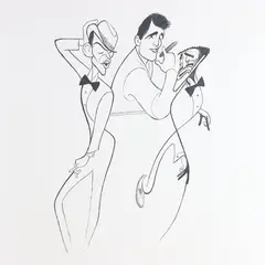 The Summit by Al Hirschfeld, Etching SLR, sold Mar 2021
