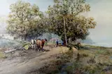 Untitled by Frank F. English, Watercolor, sold Mar 2021