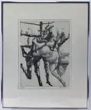 Bybbuk by John Nathaniel Fenton, Etching, sold Mar 2021