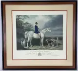 Mr. William Long on Bertha by William Barraud, Engraving of "Mr, sold Mar 2021