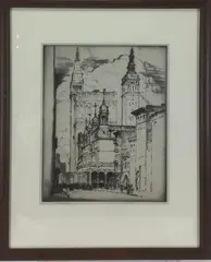 Untitled by Bror Nordfeldt, Etching, sold Mar 2021