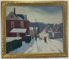 Untitled by Jules A. Scalella, Oil on canvas, sold Mar 2021