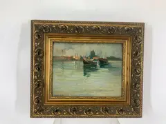 Untitled by Sidney K. Hartman, Oil on board, sold Mar 2021