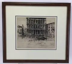 Untitled by Jan C. Vondrouš, Etching, sold Mar 2021