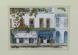 On the Avenue by Anita Gronendahl, Watercolor, sold Mar 2021