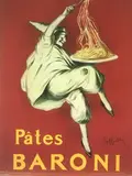 Pate Baroni by Leonetto Cappiello, Lithograph of French advertisement titled "Pate Baroni", sold Mar 2021