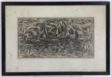 Untitled by Carson Davenport, Woodcut print, sold Mar 2021