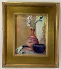 Untitled by Alice Doughten, Oil on board, sold Mar 2021
