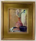 Untitled by Alice Doughten, Oil on board, sold Mar 2021
