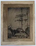 Untitled by Earl "Bill" Earle Horter, Engraving, sold Apr 2021