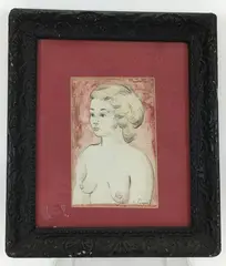 Untitled by Clyde Singer, Mixed media, sold Apr 2021