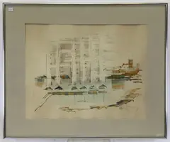 Untitled by Alfred Birdsey, Watercolor, sold Apr 2021