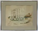 Untitled by Alfred Birdsey, Watercolor, sold Apr 2021