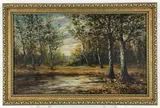 Estate of Sandra Worley Kelly by Adolf Obst, Oil on board, sold Apr 2021