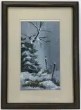 Estate of Sandra Worley Kelly by Paul Scarborough, Oil on paper, sold Apr 2021