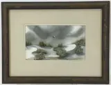 Estate of Sandra Worley Kelly by Paul Scarborough, Watercolor, sold Apr 2021
